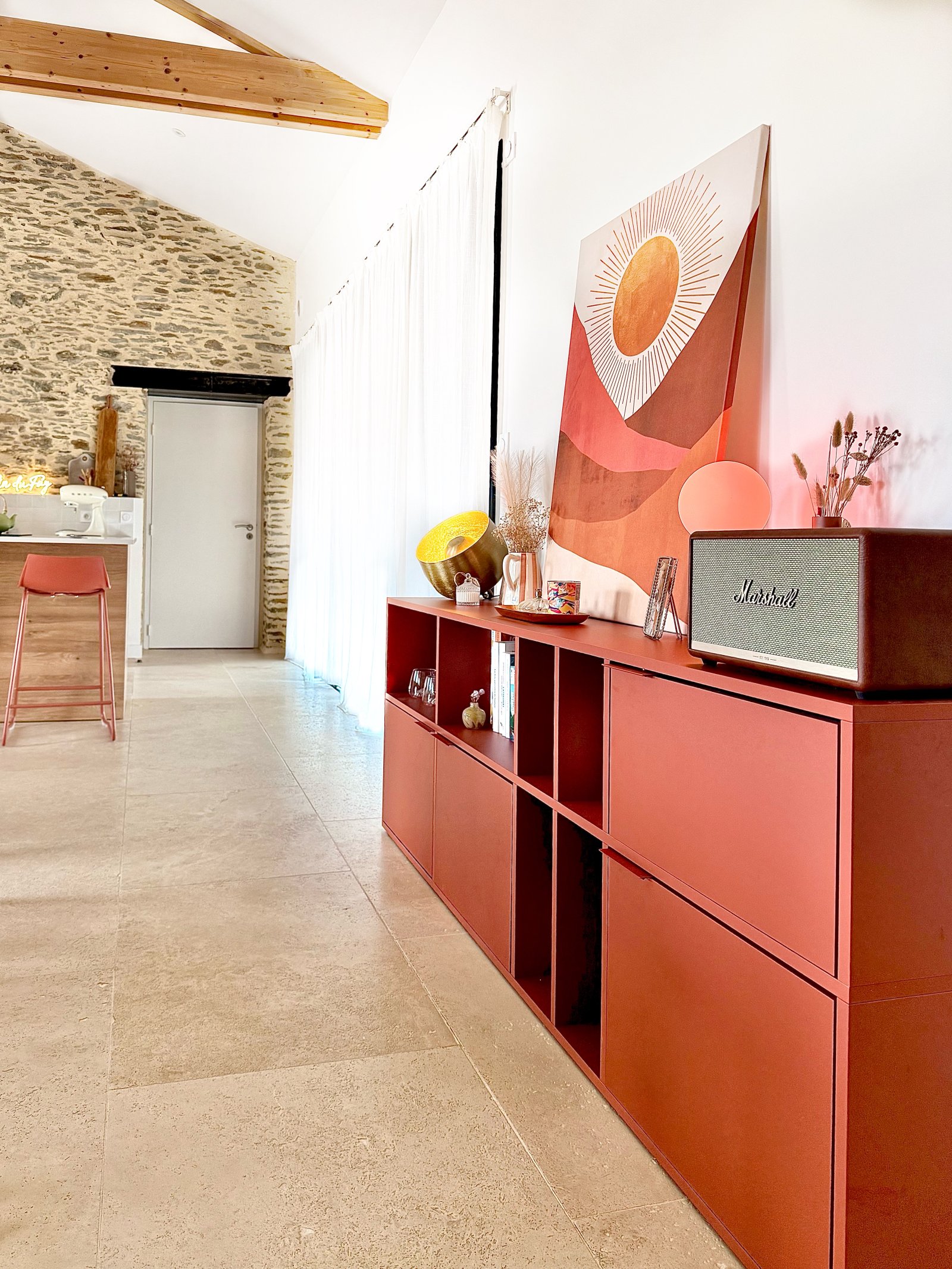Salle à manger avec buffet sur mesure